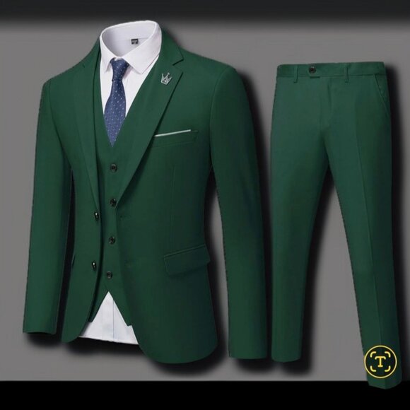 EASTSIDE (MED-Men) 3PC Suit Pants Vest and Jacket Wedding Formal Dress Up - Picture 8 of 8